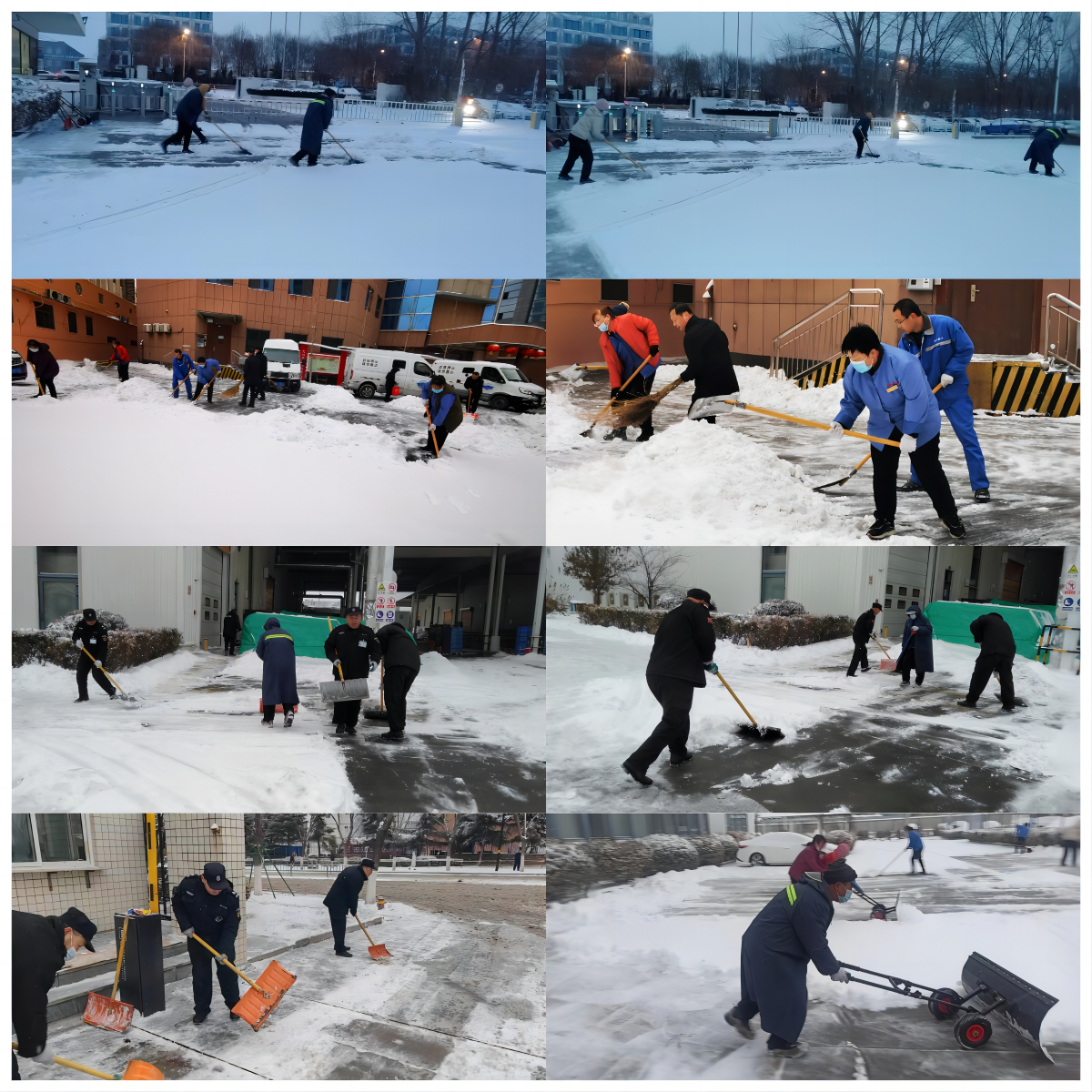 無(wú)畏風(fēng)雪，堅守崗位 ——連心人為您的出行保駕護航